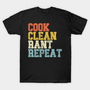 Vintage Cook Clean Rant Repeat T-Shirt